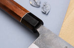Couteau de chef 21cm japonais artisanal Yuzo Black Nashiji