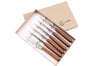 Coffret de 6 couteaux de table Au Nain manche en bois