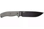 Couteau Esee 6 ESEE-6P-B lame acier carbone noir 16,5cm manche micarta gris + étui