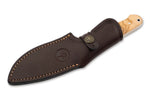 Couteau Böker Arbolito Vultur 02BA415 lame en acier 9,8cm manche en bois d'olivier + étui en cuir