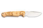 Couteau Böker Arbolito Vultur 02BA415 lame en acier 9,8cm manche en bois d'olivier + étui en cuir