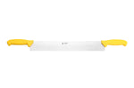 Couteau à fromage 2 manches Au Nain Sigma 40cm en PP jaune