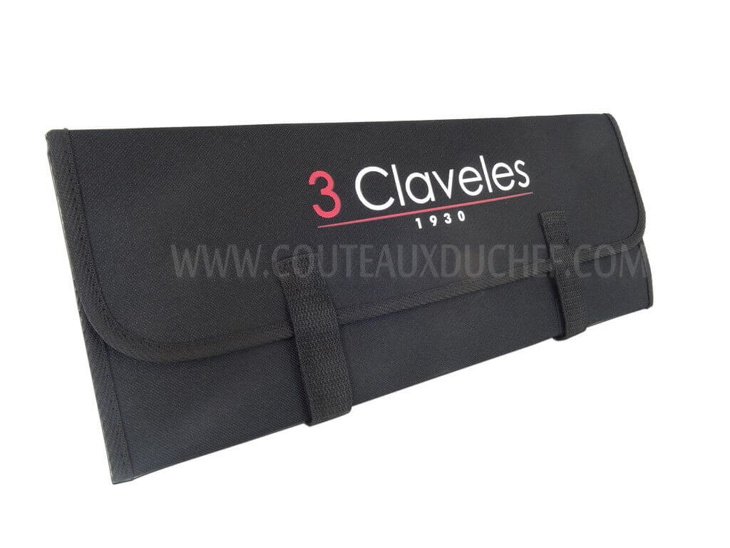 Trousse pour 6 couteaux de cuisine 3 Claveles