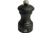 Moulin à poivre manuel Peugeot Bistro Nature Black en bois recyclé noir 10cm