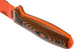 Couteau Esee 4 4POR-006 lame acier carbone orange 11,6cm manche G10 orange/noir + étui