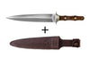 Couteau Böker Arbolito Colmillo Guayacan 02BA918G lame en acier 25cm manche en bois de Guayacan + étui en cuir