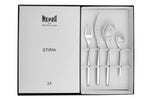 Ménagère 24 pièces Mepra Stiria en acier inox 18/10