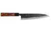 Couteau de chef 21cm japonais artisanal Yuzo Black Nashiji