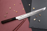 Couteau sakimaru yanagiba 30cm japonais artisanal Sakai Takayuki Honyaki Shoryu VG10