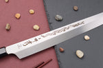Couteau sakimaru yanagiba 30cm japonais artisanal Sakai Takayuki Honyaki Shoryu VG10