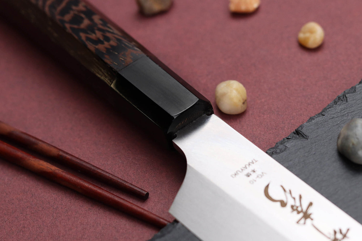 Couteau sakimaru yanagiba 30cm japonais artisanal Sakai Takayuki Honyaki Shoryu VG10