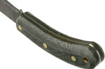 Machette Esee Darien lame carbone 31,5cm manche micarta gris + étui
