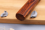 Couteau santoku 16,5cm japonais artisanal Yuzo Black Nashiji