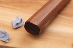 Couteau kiritsuke 24cm japonais artisanal Yuzo Black Nashiji
