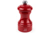 Moulin à poivre manuel Peugeot Bistro en bois de hêtre laqué rouge passion 10cm