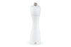 Moulin à sel sec manuel Peugeot Tahiti en bois de hêtre blanc mat - 20 cm