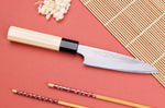 Couteau universel 12cm japonais artisanal Naoki Mazaki WS2 poli