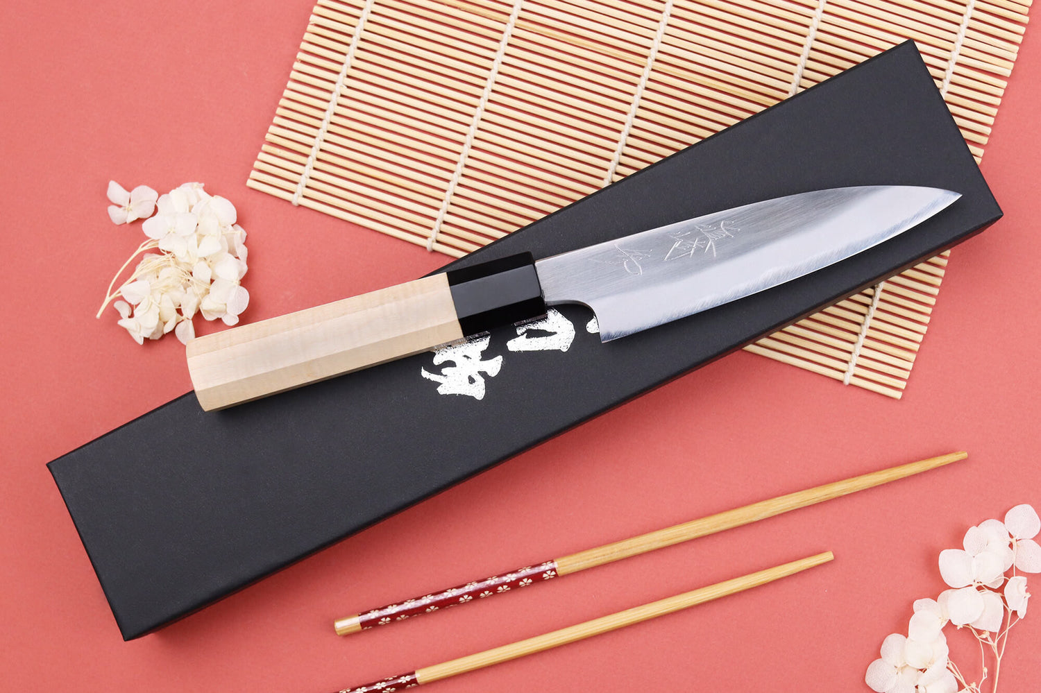 Couteau universel 12cm japonais artisanal Naoki Mazaki WS2 poli