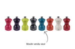 Moulin à poivre manuel Peugeot Bistro en bois de hêtre laqué bleu pacifique 10cm