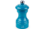 Moulin à poivre manuel Peugeot Bistro en bois de hêtre laqué bleu pacifique 10cm