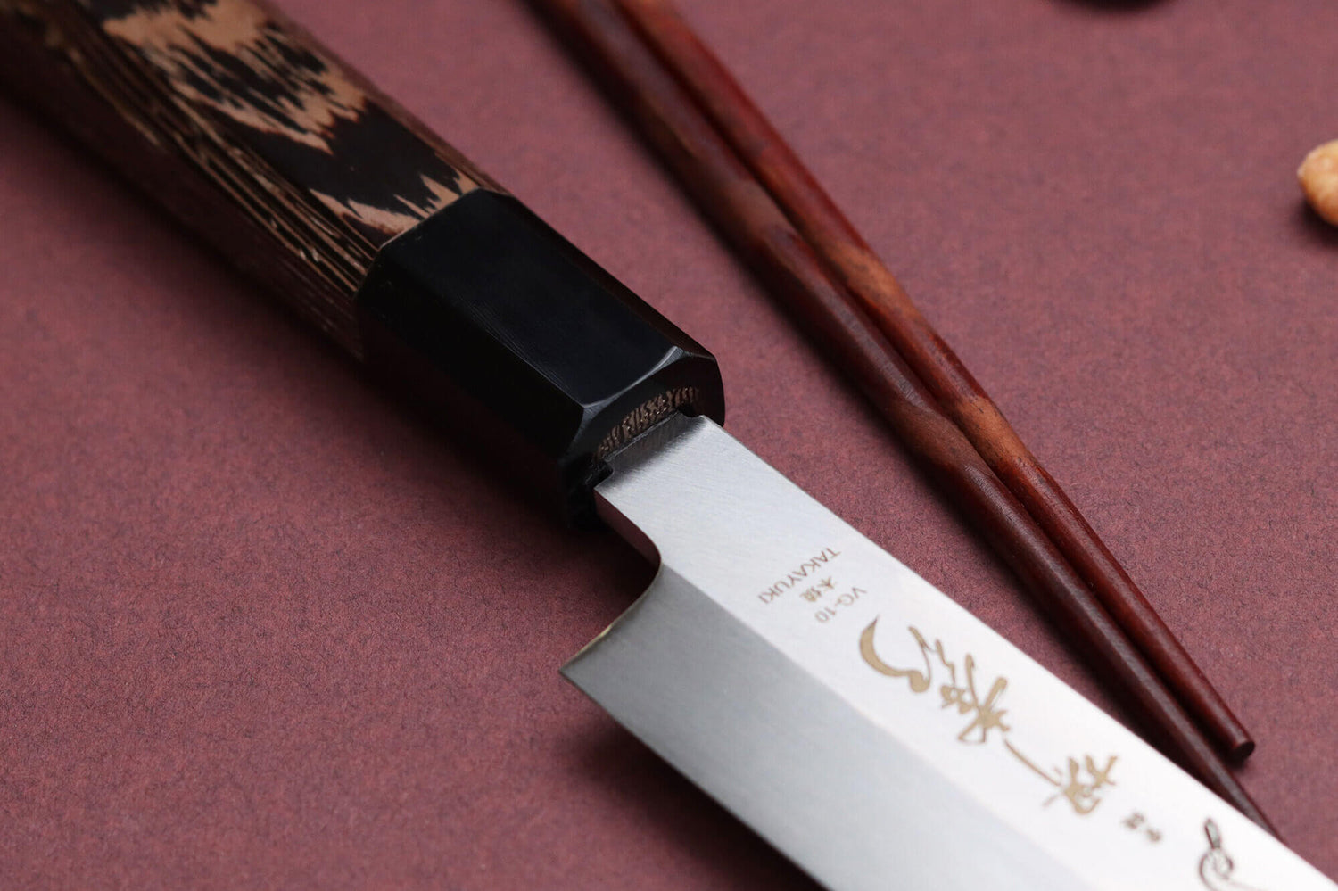 Couteau yanagiba 27cm japonais artisanal Sakai Takayuki Honyaki Shoryu VG10
