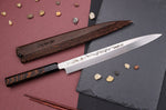 Couteau yanagiba 27cm japonais artisanal Sakai Takayuki Honyaki Shoryu VG10