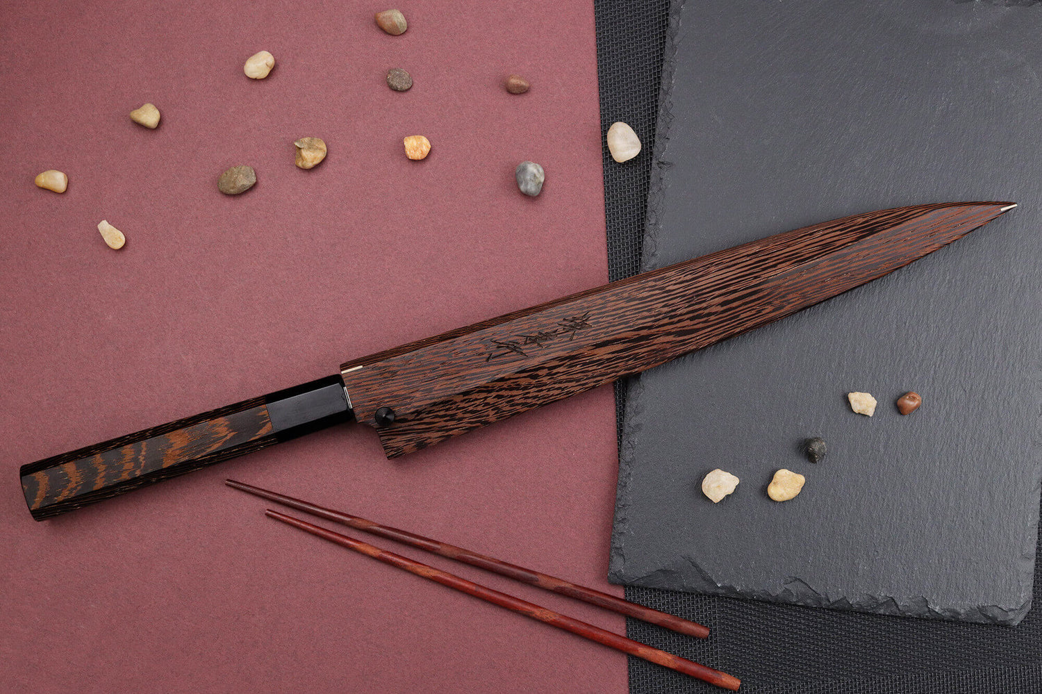 Couteau yanagiba 27cm japonais artisanal Sakai Takayuki Honyaki Shoryu VG10