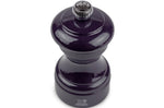 Moulin à poivre manuel Peugeot Bistro en bois de hêtre laqué aubergine 10cm