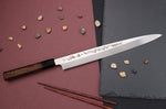 Couteau yanagiba 30cm japonais artisanal Sakai Takayuki Honyaki Shoryu VG10