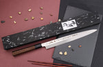 Couteau yanagiba 30cm japonais artisanal Sakai Takayuki Honyaki Shoryu VG10