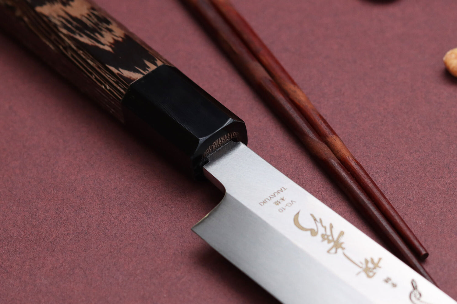 Couteau yanagiba 30cm japonais artisanal Sakai Takayuki Honyaki Shoryu VG10