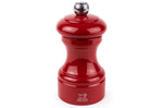 Moulin à sel sec manuel Peugeot Bistro en bois laqué rouge passion 10cm