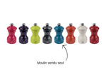 Moulin à sel sec manuel Peugeot Bistro en bois laqué bleu pacifique 10cm