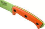 Machette Esee Junglas JUNGLAS-VG-E lame carbone venom green 26,5cm manche G10 orange + étui