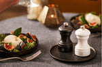 Moulin à poivre manuel Peugeot Bistro en bois de hêtre noir mat 10cm