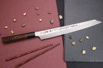 Couteau yanagiba kiritsuke 30cm japonais artisanal Sakai Takayuki Honyaki Shoryu VG10