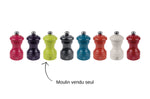 Moulin à sel sec manuel Peugeot Bistro en bois laqué pistache 10cm