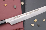 Couteau yanagiba kiritsuke 30cm japonais artisanal Sakai Takayuki Honyaki Shoryu VG10
