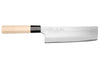 Couteau nakiri 16,5cm japonais artisanal Naoki Mazaki WS2 poli