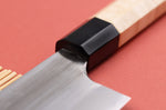 Couteau nakiri 16,5cm japonais artisanal Naoki Mazaki WS2 poli