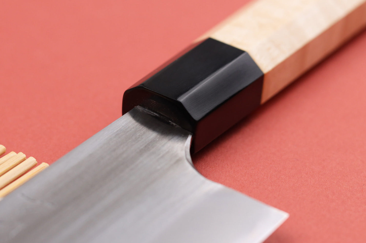 Couteau nakiri 16,5cm japonais artisanal Naoki Mazaki WS2 poli