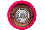 Moulin à poivre manuel Peugeot Bistro en bois de hêtre laqué rose bonbon 10cm