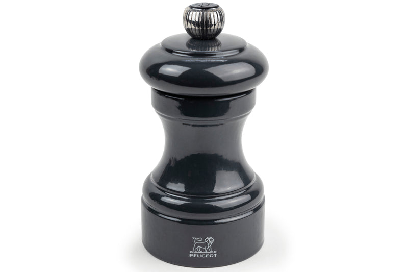 Moulin à poivre manuel Peugeot Bistro en bois de hêtre laqué ardoise 10cm