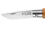 Couteau pliant Opinel Tradition Carbone n°02 lame 3,5cm manche hêtre