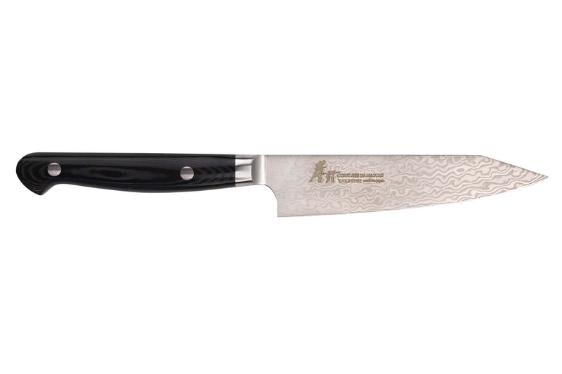 Couteau universel kiritsuke 12cm japonais Sakai Takayuki Coreless Damascus