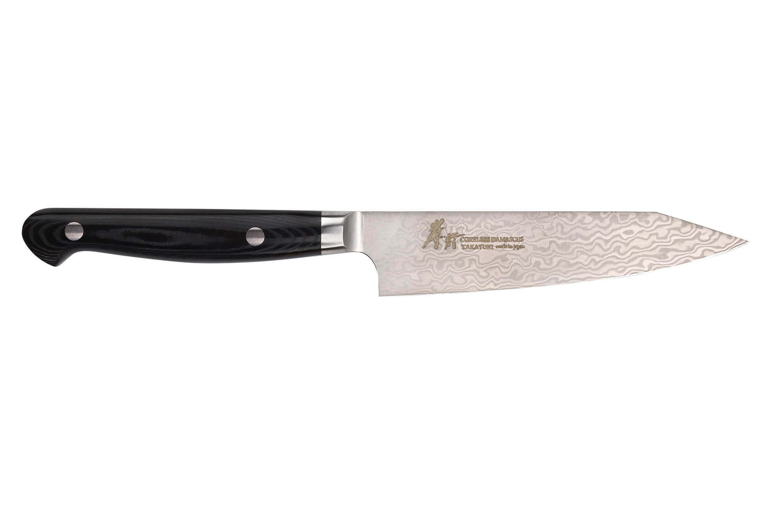 Couteau universel kiritsuke 12cm japonais Sakai Takayuki Coreless Damascus