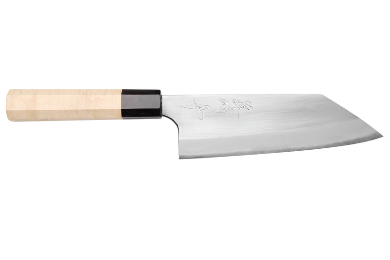 Couteau bunka 16,5cm japonais artisanal Naoki Mazaki WS2 poli