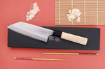 Couteau bunka 16,5cm japonais artisanal Naoki Mazaki WS2 poli