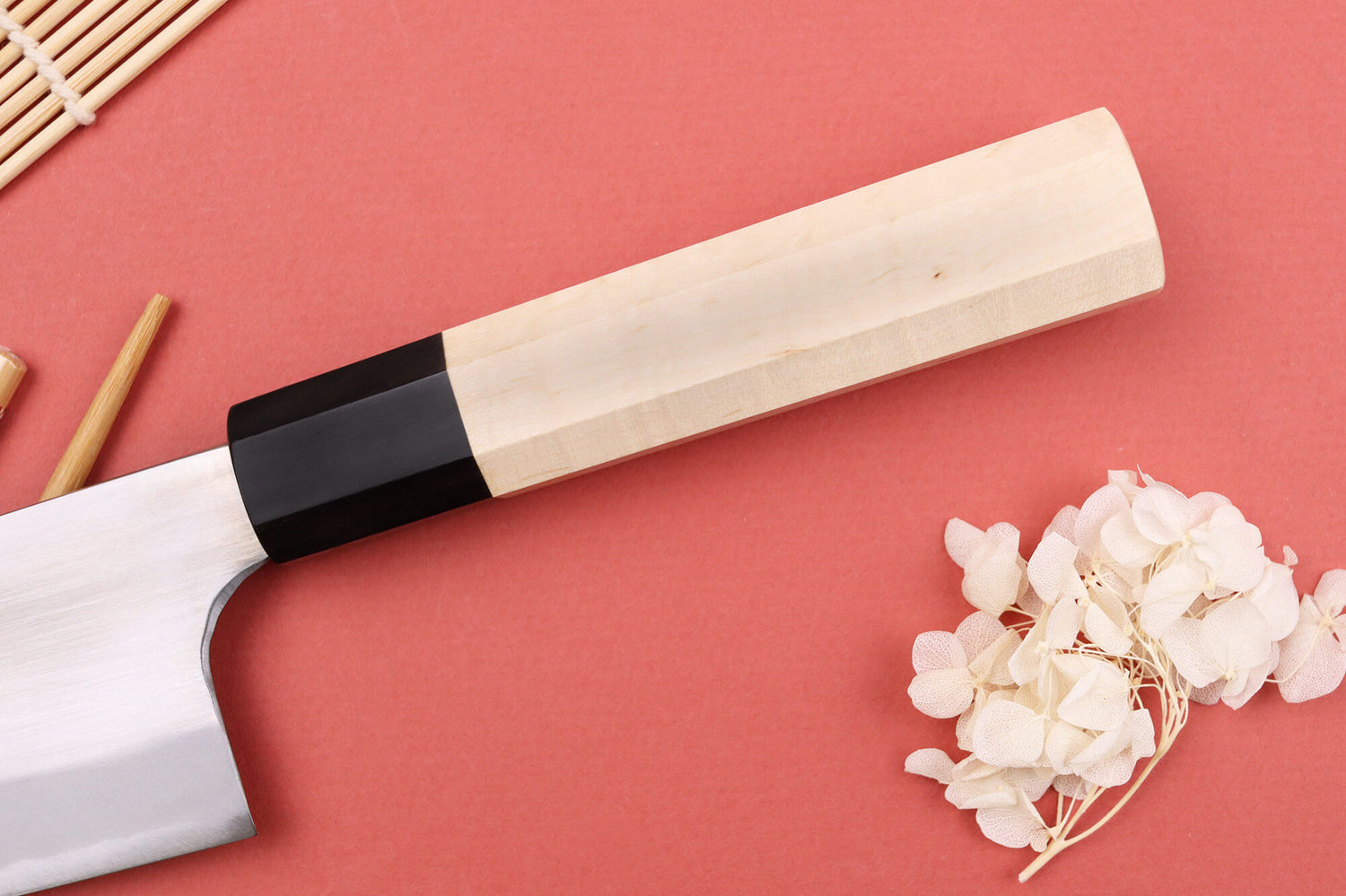 Couteau bunka 16,5cm japonais artisanal Naoki Mazaki WS2 poli