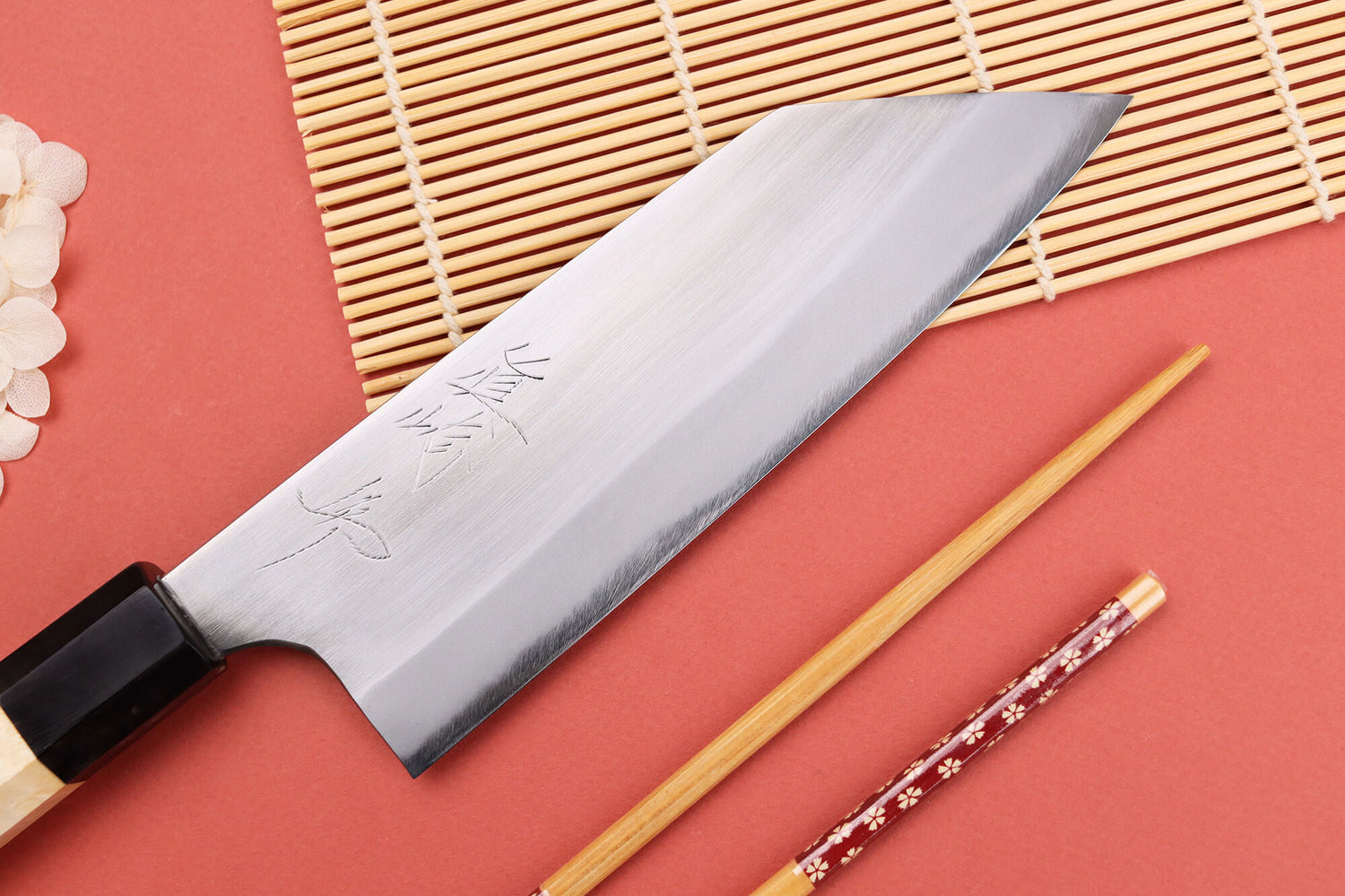 Couteau bunka 16,5cm japonais artisanal Naoki Mazaki WS2 poli